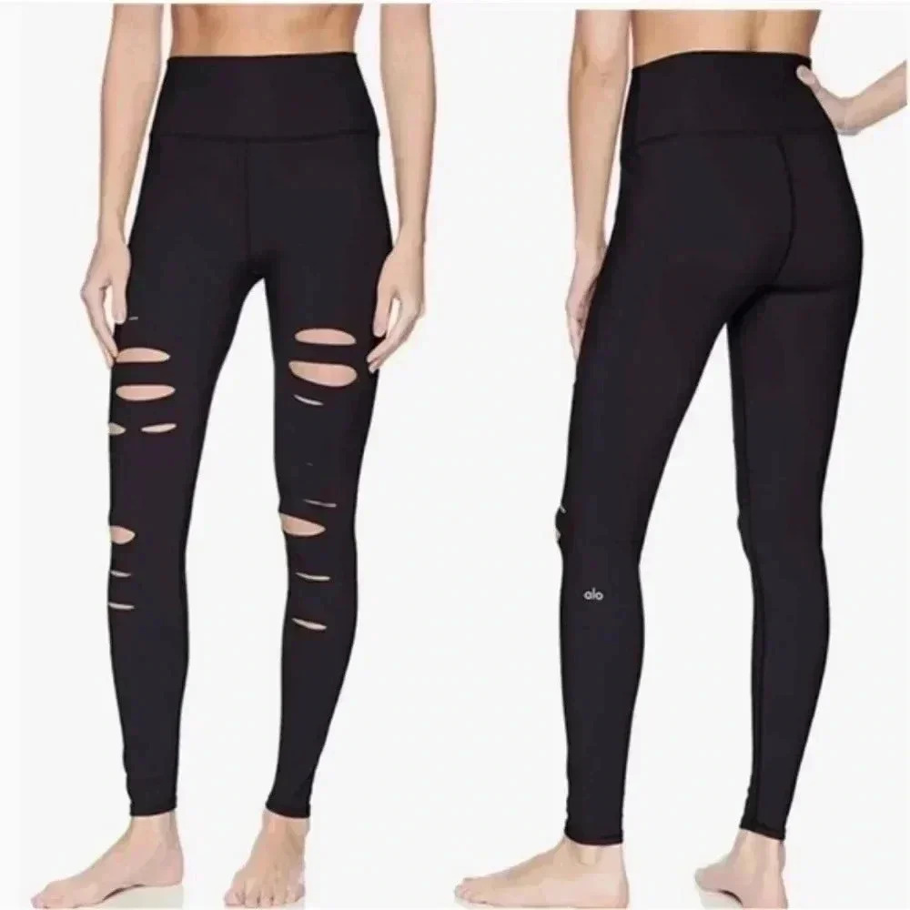 Alo Yoga Ripped Warrior Leggings